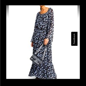 NWT Michael Kors floral maxi dress